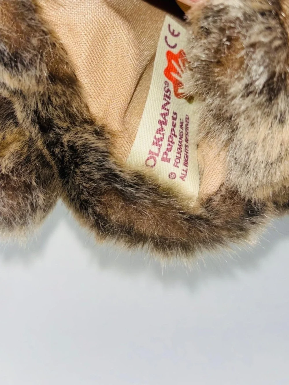 Diesel Plush Bunny Toy in Cream and Brown